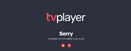 TV Player Geo-Location While trying to stream in Australia using free VPN service